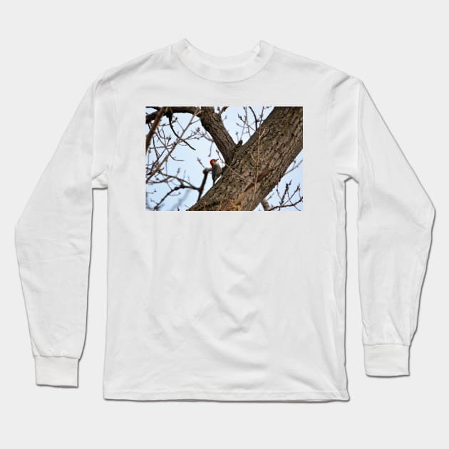 Wood Pecker Long Sleeve T-Shirt by Drgnfly4free